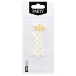 Zed Crown Number 1 Cake Candle