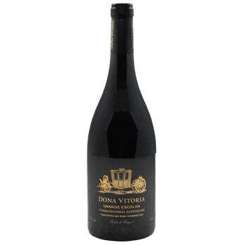 Dona Vitoria Grande Escolha Dry Red Wine 13.5% 0.75l - buy, prices for COSMOS - photo 1