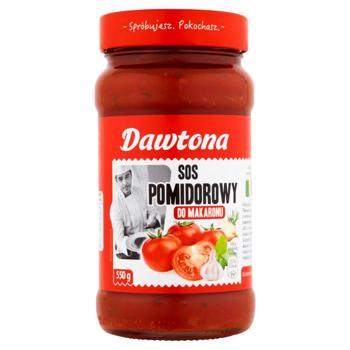 Dawtona Tomato Sauce for Pasta 550g - buy, prices for - photo 1