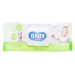 Серветки вологі Novus Baby з клапаном 100шт