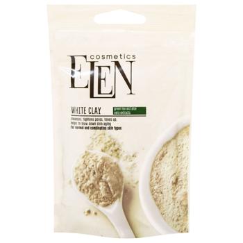 Elen Cosmetics White Clay for Face with Green Tea Extract and Aloe Vera 50g - buy, prices for COSMOS - photo 2