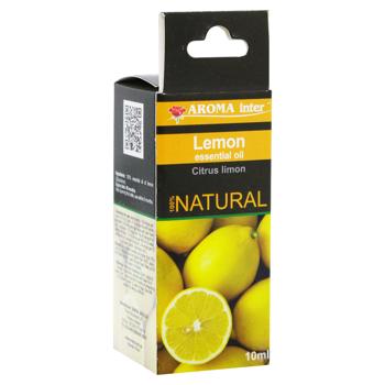 Олія ефірна Aroma Inter Лимон 10мл - купити, ціни на КОСМОС - фото 3