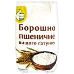 Мука Auchan пшеничная высший сорт 5кг
