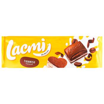 Шоколад молочний Roshen Lacmi Tiramisu з печивом 280г - купити, ціни на ULTRAMARKET - фото 1