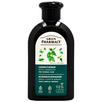 Green Pharmacy Balm-conditioner for Normal Hair Nettle Dioecious and Burdock Oil 300ml - buy, prices for ULTRAMARKET - photo 1