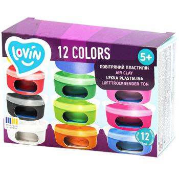 Lovin Air Plasticine in Cups 12 Colors