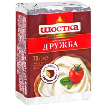 Shostka Druzhba Processed Cheese 40% 70g - buy, prices for EKO Market - photo 2