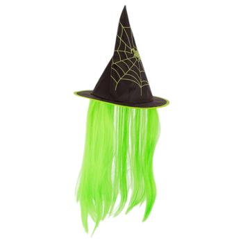 One Two Fun Halloween Accessories Witch Hat with Hair 31x30cm - buy, prices for Auchan - photo 5