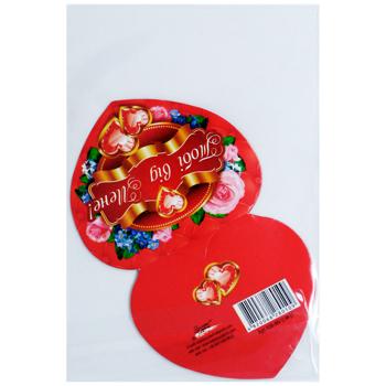 Открытка Валентинка маленькая 65х55мм - купить, цены на Чудо Маркет - фото 6