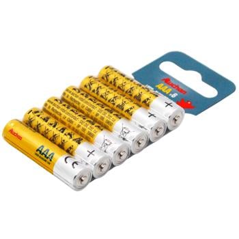 Батарейки Auchan алкалінові AАA 6шт - купити, ціни на - фото 2