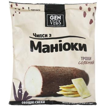 Чіпси з маніоки злегка підсолені (Наш імпорт) 40 г - купити, ціни на КОСМОС - фото 1