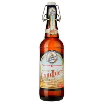 Monchshof Landbier beer 5.4% 0.5l - buy, prices for - photo 1