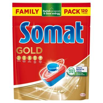 Somat Gold Dishwasher Tablets 120pcs - buy, prices for METRO - photo 2