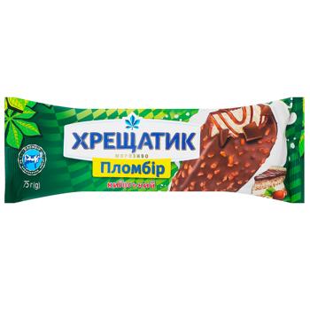 Морозиво Хрещатик Київський пломбір лісовий горіх в глазурі 75г - купити, ціни на За Раз - фото 2
