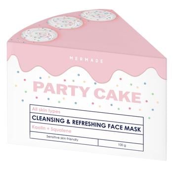 Mermade Creamy Face Mask with Kaolin, Squalane and Party Cake Spheres 100g - buy, prices for - photo 2