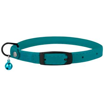 Barksi BronzeDog Premium шкіряний нашийник для котів XXS - блакитний - купити, ціни на MasterZoo - фото 1