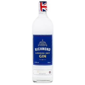Джин Richmond London Dry 37,5% 0,7л