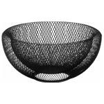 Ardesto Midori Metal Black Basket 25x25x12cm