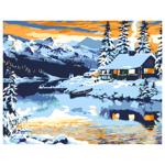 КАРТИНА ЗА НОМЕРАМИ ГІРСЬКА ТИША