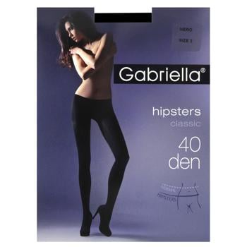 Колготы женские Gabriella Hipsters 40 Den р.2 Nero - купить, цены на NOVUS - фото 1