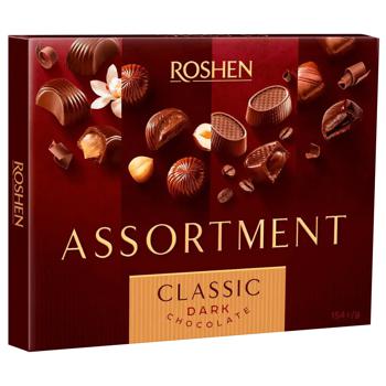 Конфеты Roshen Assortment Classic в черном шоколаде 154г - купить, цены на - фото 5