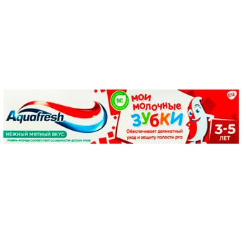 Aquafresh My Baby Teeth Baby Toothpaste 3-5 Years 50ml - buy, prices for - photo 3