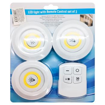 LED Lamps Set with Remote Control and Timer