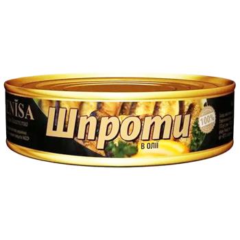 Шпроти Venisa в олії 150г - купити, ціни на Чудо Маркет - фото 1