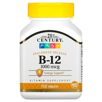 21st Century Vitamin B12 with Calcium 1000mcg 110 tablets