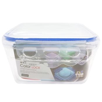 Емкость для хранения продуктов квадратная пластик с застежками 280мл - купить, цены на Таврия В - фото 1