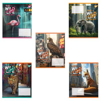 Зошит Yes The Wild in The City клітинка А5 24 аркуші - купити, ціни на NOVUS - фото 1