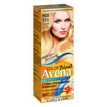 Крем-краска для волос устойчивая AVENA Blond Color 111 Мокрый песок