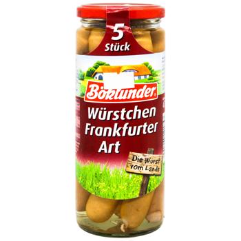 Boklunder Frankfurt Boiled-Smoked Sausages 5pcs 475g - buy, prices for COSMOS - photo 1