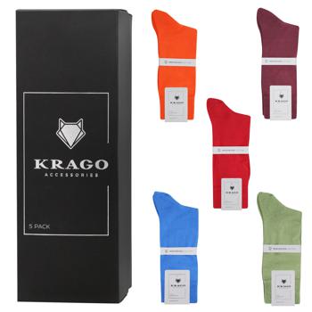 Набор носков Krago №1 гладкие р.39-42 5шт - купить, цены на - фото 1