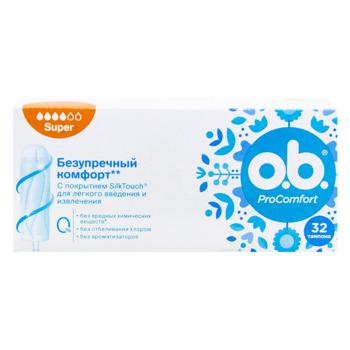 Тампони O.B.® ProComfort Super 32шт - купити, ціни на За Раз - фото 2