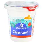 Сметана Хуторок 21% 350г