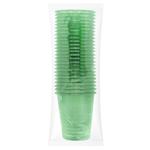 Inpack Set of Plastic Disposable Cups 200ml 25pcs Transparent Green