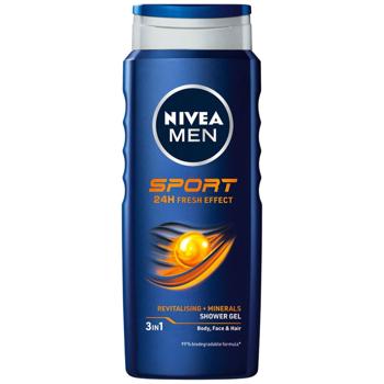 Гель для душа Nivea Men Спорт 2в1 для тела и волос 500мл - купить, цены на Чудо Маркет - фото 8