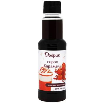 Dobryk Caramel Syrup 200ml - buy, prices for COSMOS - photo 1