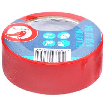 Auchan Red Insulating Tape 5*19m - buy, prices for Auchan - photo 1