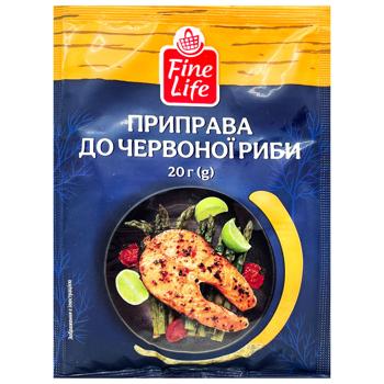 Приправа Fine Life к красной рыбе 20г - купить, цены на Biotus - фото 1