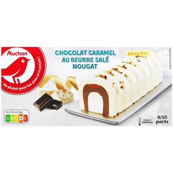 Десерт Auchan Шоколад Соленая карамель Нуга 545г - купить, цены на - фото 2