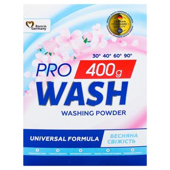 Pro Wash Spring Fresh Universal Washing Powder 400g - buy, prices for - photo 3