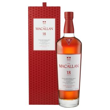 The Macallan Sherry Cask 18yo Whiskey 43% 0.7l