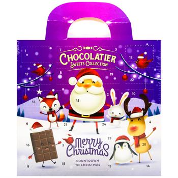 Адвент-календарь Millennium Chocolatier Merry Christmas 250г - купить, цены на Восторг - фото 3