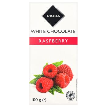 Rioba Raspberry White Chocolate 100g - buy, prices for METRO - photo 1