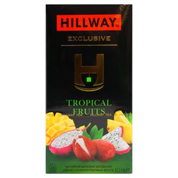 Чай Hillway Exclusive Tropical fruits 25*1.5г - купити, ціни на МегаМаркет - фото 2