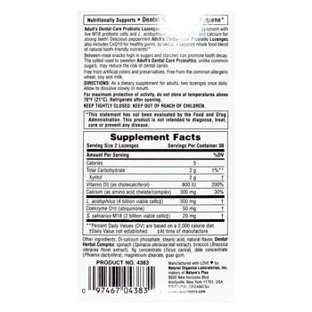 Nature's Plus Peppermint Flavored Dental Care Probiotic 60 lozenges - buy, prices for Biotus - photo 2