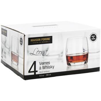 Maison Forine Leona Whiskey Glass 280ml 4pcs - buy, prices for - photo 3