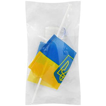 Флаг Украины с присоской 14*21см - купить, цены на - фото 1